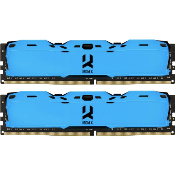 Фото - Пам'ять DDR Goodram DDR4 16Gb 3200MHz IRDM Blue 2x8GB (IR-XB3200D464L16SA/16GDC)
