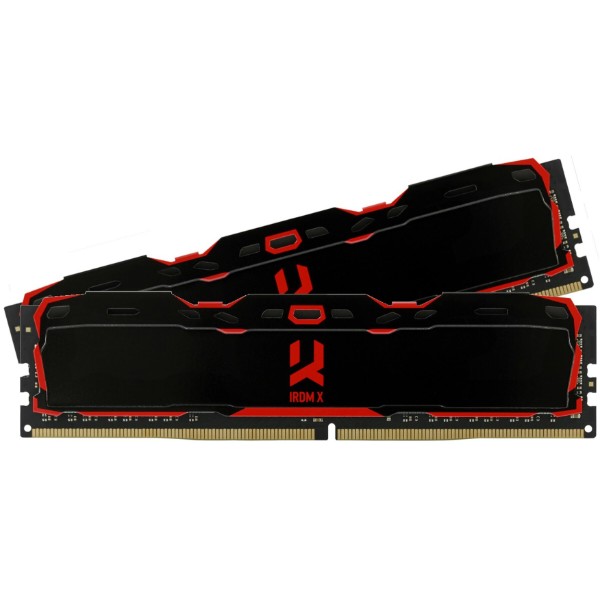 Фото - Память DDR Goodram DDR4 2x8GB/3200 Iridium X Black (IR-X3200D464L16SA/16GDC)