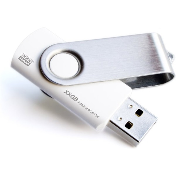 Фото - Флеш USB Goodram UTS2 Twister 8GB USB 2.0 White (UTS2-0080W0R11)