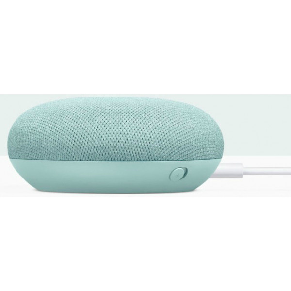 Фото - Портативна акустика Google Home Mini Aqua Blue (GA00275-US)