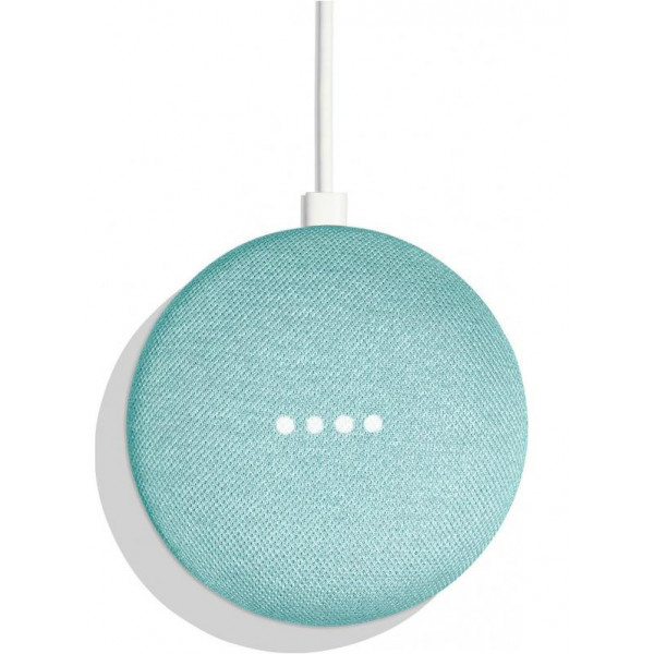 Фото - Портативна акустика Google Home Mini Aqua Blue (GA00275-US)