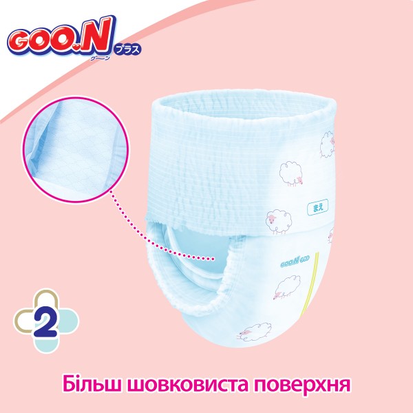Фото - Одноразовые подгузники-трусики Goo.N Plus  6-12 кг размер M, унисекс, 52 шт. (21001510)