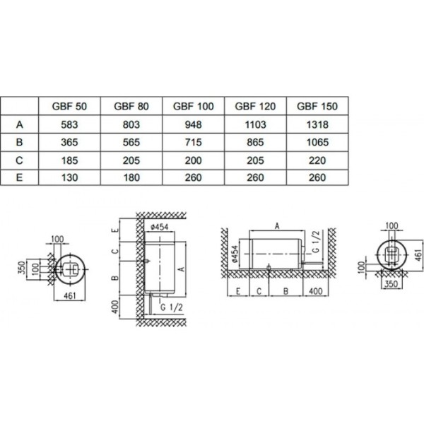 Фото - Водонагрівач Gorenje GBFU 50 SIMV9