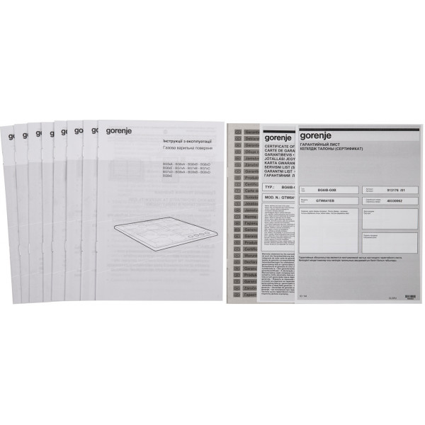 Фото - Духовой шкаф + варочная панель газовая Gorenje BO6735E05B + GTW641EB