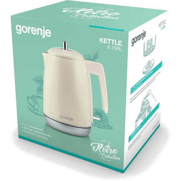 Фото - Электрический чайник Gorenje K 15 RL