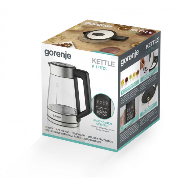 Фото - Електричний чайник Gorenje K17TRG