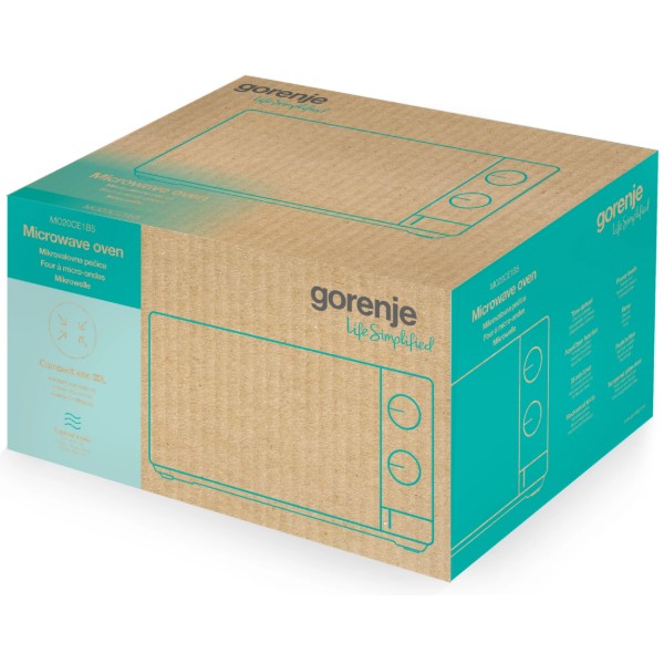 Фото - Микроволновая печь (СВЧ) Gorenje MO20CE1B5