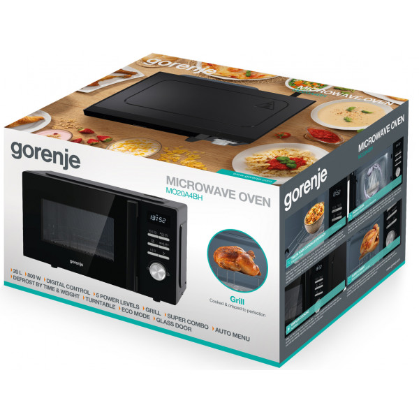 Фото - Микроволновая печь (СВЧ) Gorenje MO20A4BH
