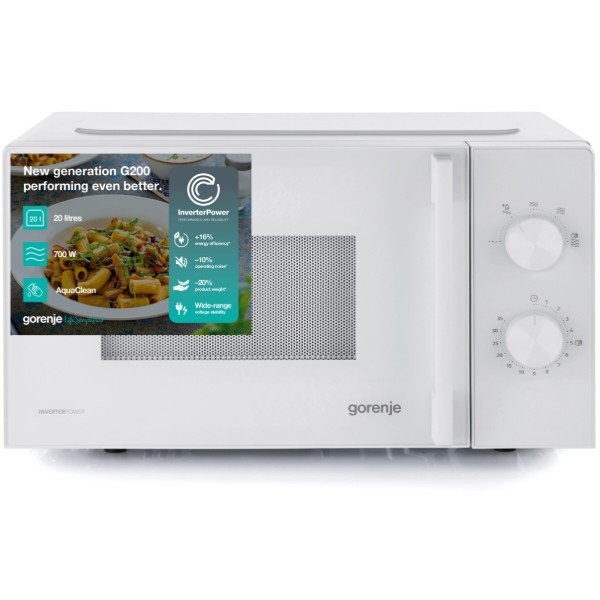 Фото - Мікрохвильова піч (НВЧ) Gorenje MO20E1W5