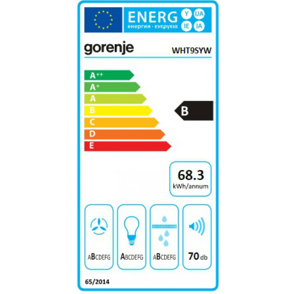 Фото - Вытяжка декоративная Gorenje WHT9SYW