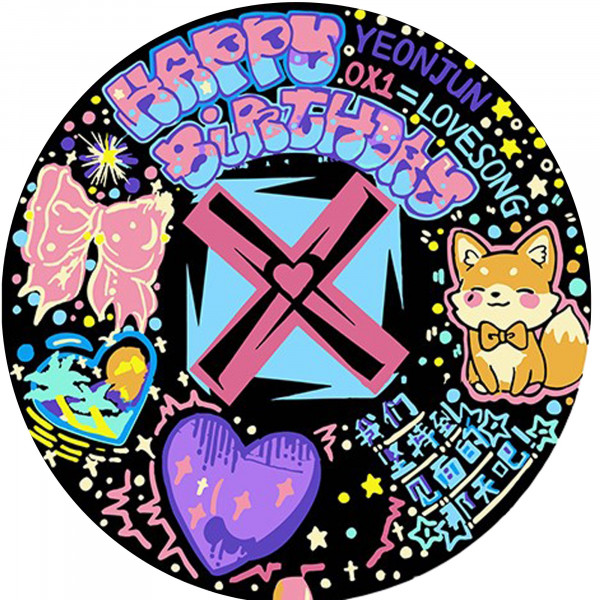 Фото - Вініл за номерами Strateg Святкове графіті з лисицею 30х30 см (GP-17)