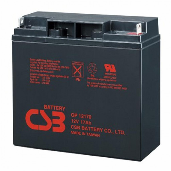 Фото - Акумулятор для ДБЖ CSB 12V 17 AH (GP12170B1/ В3)