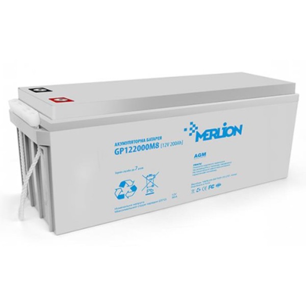 Фото - Аккумулятор для ИБП Merlion 12V 200AH AGM (GP122000M8)