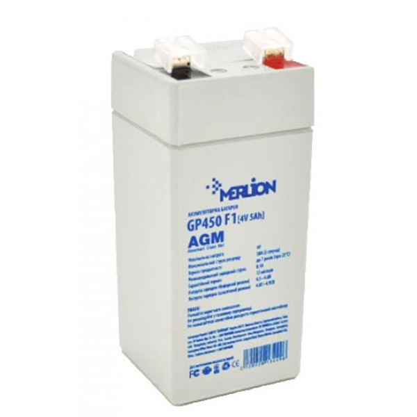 Фото - Акумулятор для ДБЖ Merlion 4V 5AH (GP450F1) Фото - Акумулятор для ДБЖ Merlion 4V 5AH (GP450F1)