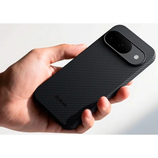 Фото - Чохол для смартфону Pitaka Ultra-Slim Case Classic Twill 600D Black/Grey for Google Pixel 10/10 Pro (GPB2501)