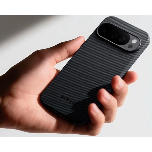 Фото - Чохол для смартфону Pitaka Ultra-Slim Case Classic Twill 600D Black/Grey for Google Pixel 10 Pro XL (GPB2503)