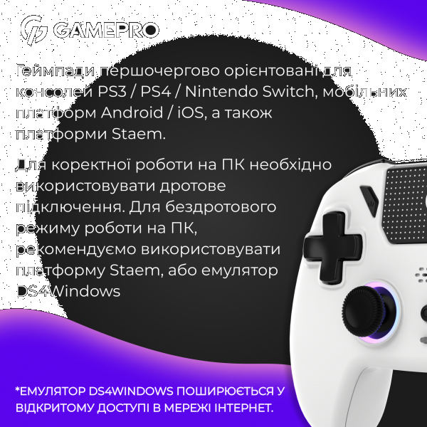 Фото - Геймпад GamePro GPS13W