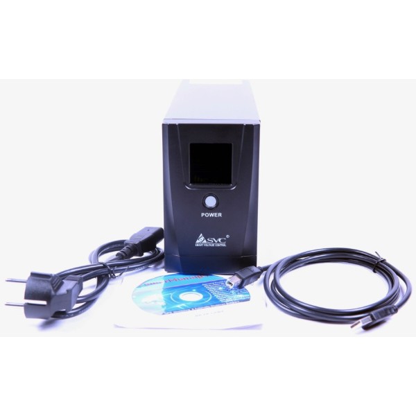 Фото - Джерело безперебійного живлення SVC 1000VA (VP-1000-LCD)