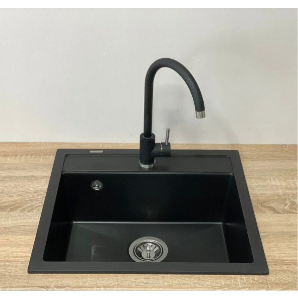 Фото - Мийка кухонна GRANADO Lerida Black Shine