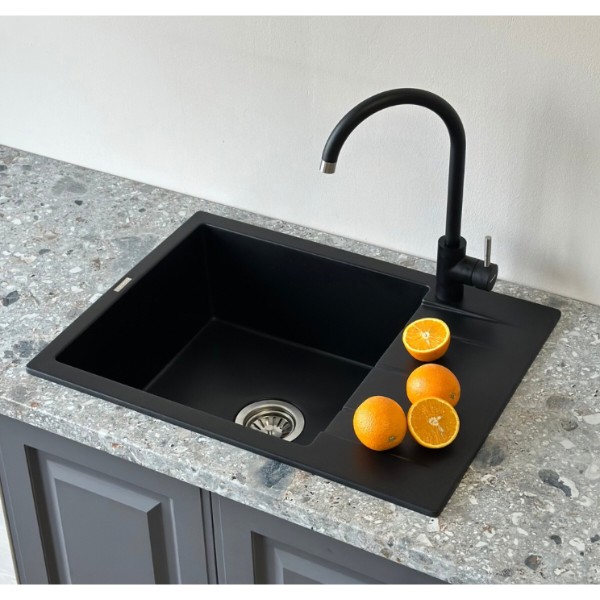 Фото - Мойка кухонная GRANADO Linares Black Shine