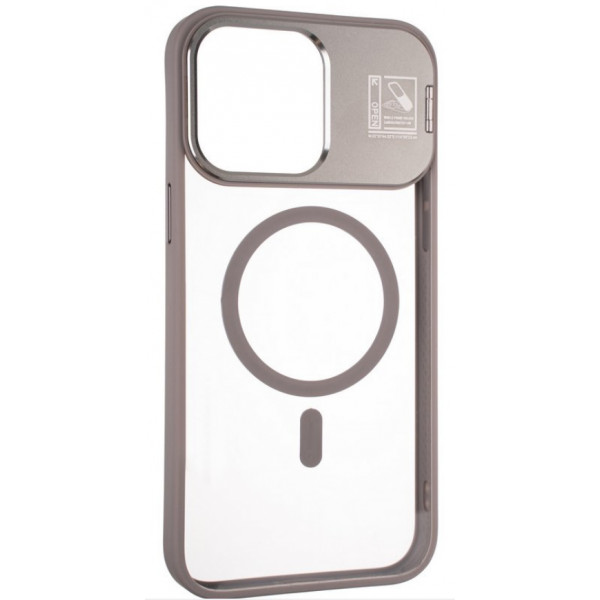 Фото - Чехол для смартфона Gelius Yoga Case Camera stand MagSafe for iPhone 14 Gun Grey (98603)