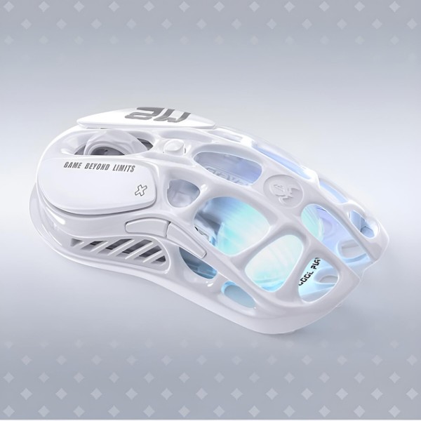 Фото - Мышь беспроводная игровая GravaStar Mercury M2 RGB Opaline White (GRAVASTARM2_WHT)
