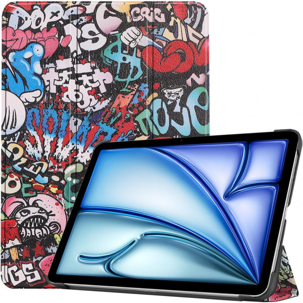 Фото - Чохол для планшета BeCover Smart Case for Apple iPad Air 11'' (M2)/iPad Air 11'' (M3) Graffiti (711605)
