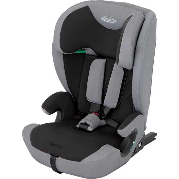 Фото - Автокрісло Graco Energi i-Size 76-150 см (гр. 1/2/3) сіро-чорний (GC2219BAMET000)