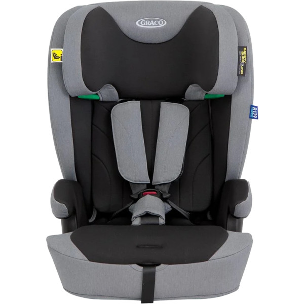 Фото - Автокрісло Graco Energi i-Size 76-150 см (гр. 1/2/3) сіро-чорний (GC2219BAMET000)