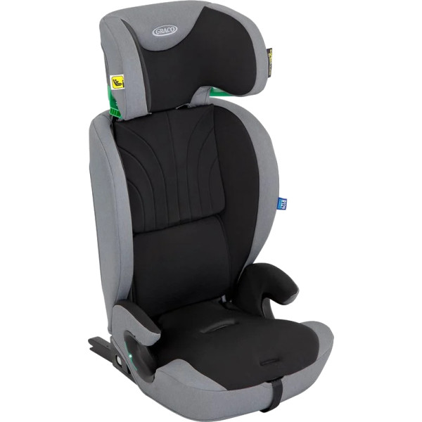 Фото - Автокрісло Graco Energi i-Size 76-150 см (гр. 1/2/3) сіро-чорний (GC2219BAMET000)