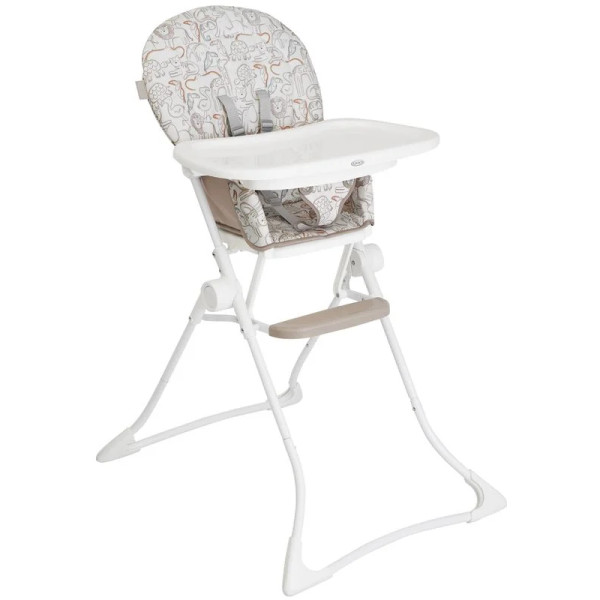 Фото - Стільчик для годування класичний Graco MiniLite сафарі (GH2502AASFR000)