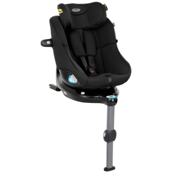 Фото - Автокрісло Graco Turn2Me DLX  i-Size 40-105 см (гр. 0+/1) чорний (GC2302AAMDN000)