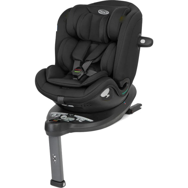 Фото - Автокрісло Graco Turn2Me Grow i-Size 40-125 см (гр. 0+/1/2/3) чорний (GC2404AAMDN000)