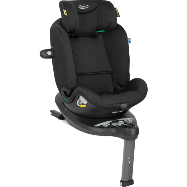 Фото - Автокрісло Graco Turn2Me Grow i-Size 40-125 см (гр. 0+/1/2/3) чорний (GC2404AAMDN000)