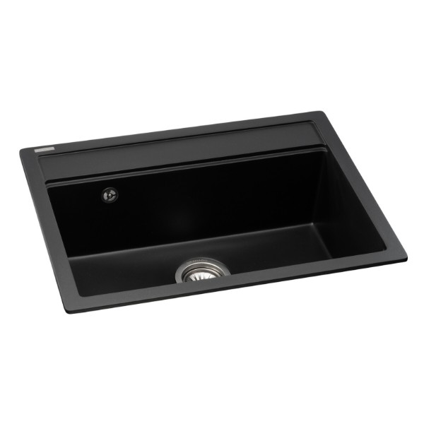 Фото - Мийка кухонна GRANADO ARTES Black Shine