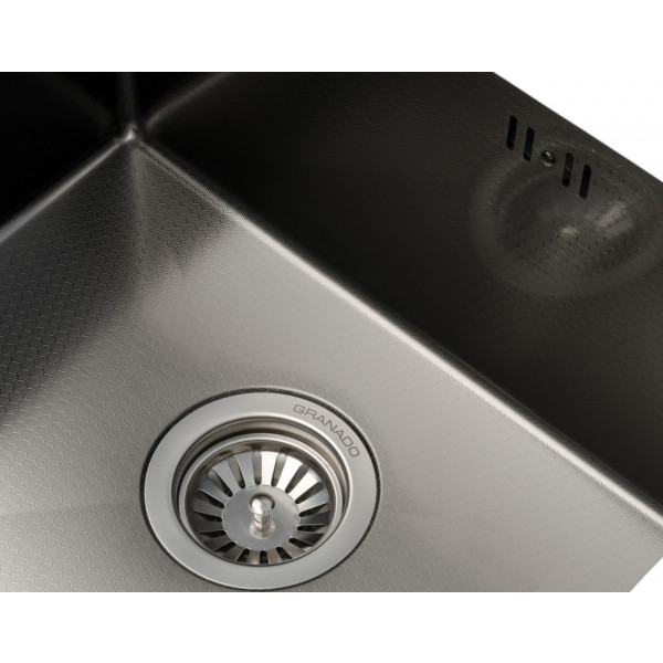 Фото - Мийка кухонна GRANADO Galera S201 Black honeycomb