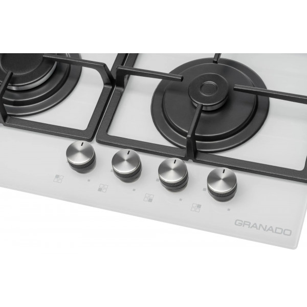 Фото - Варочная панель газовая GRANADO GGH 62-104 White Glass