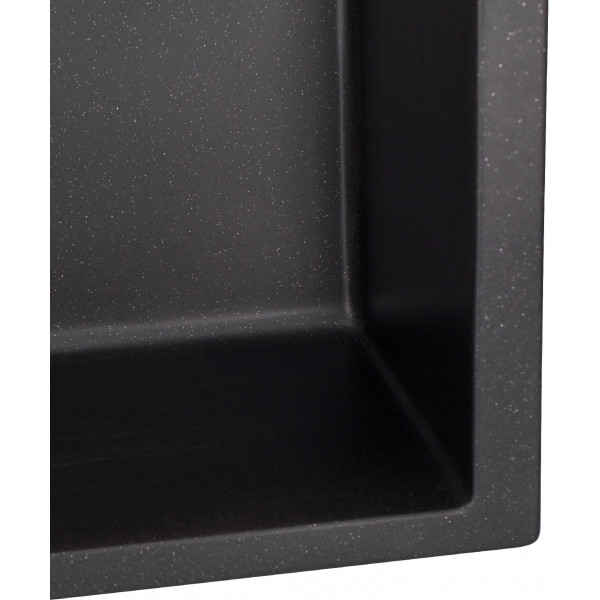 Фото - Мікропошкодження - Мийка кухонна GRANADO Linares Black Shine