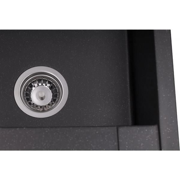 Фото - Мікропошкодження - Мийка кухонна GRANADO Linares Black Shine