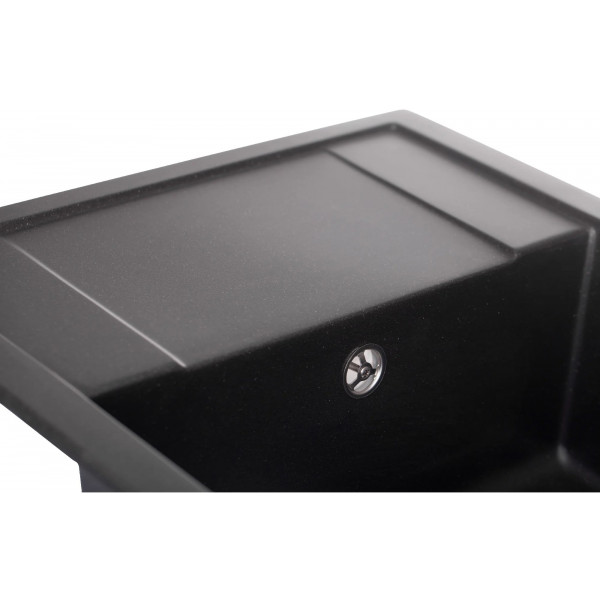 Фото - Мікропошкодження - Мийка кухонна GRANADO Linares Black Shine