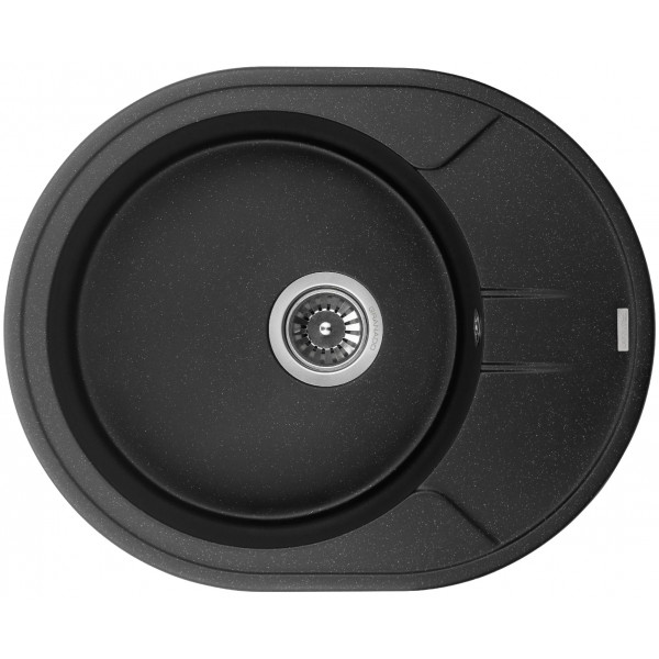 Фото - Мийка кухонна GRANADO Marbella Black Shine