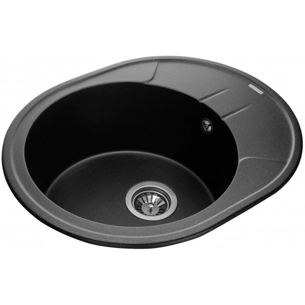 Фото - Мийка кухонна GRANADO Marbella Black Shine