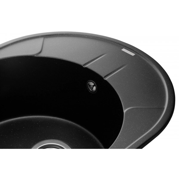 Фото - Мийка кухонна GRANADO Marbella Black Shine