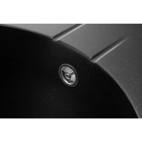 Фото - Мийка кухонна GRANADO Marbella Black Shine