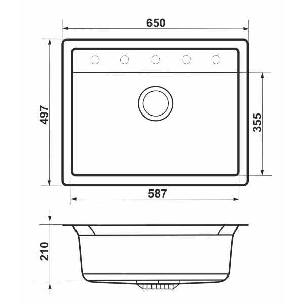 Фото - Мийка кухонна+змішувач GRANADO Royal Artes white (+ подрібнювач Algar + Ferrol inox + дозатор Redondo inox + кошик + дошка)