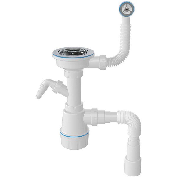 Фото - Мийка кухонна+змішувач GRANADO Royal Artes white (+ подрібнювач Algar + Ferrol inox + дозатор Redondo inox + кошик + дошка)