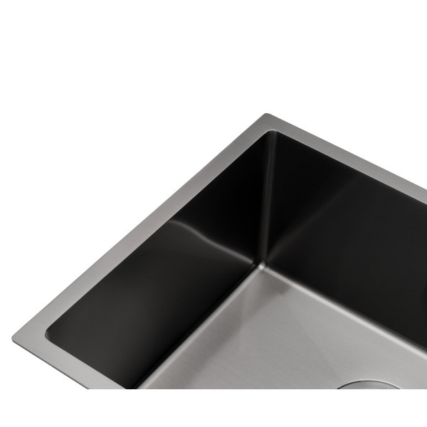Фото - Мойка кухонная GRANADO Under Top Max Steel S201 Black