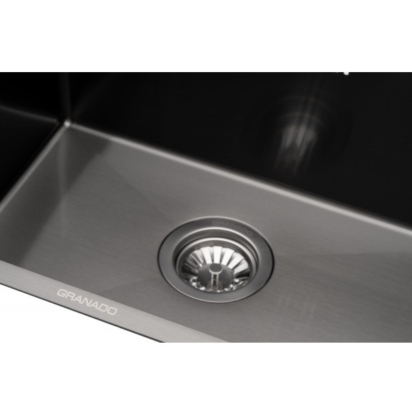 Фото - Мойка кухонная GRANADO Under Top Max Steel S201 Black