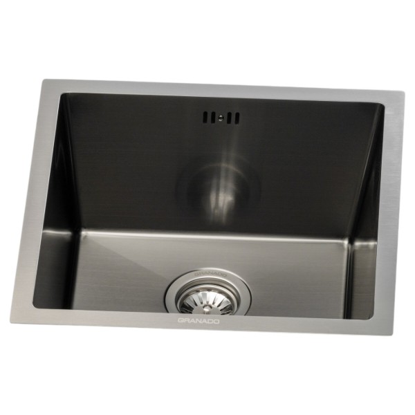 Фото - Мойка кухонная GRANADO Under top STEEL S201 Black