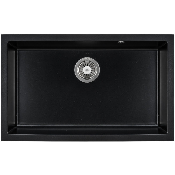 Фото - Мийка кухонна GRANADO Under top XL Black Shine
